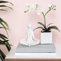 Load image into Gallery viewer, Yoga Ceramic Sculpture - Hands On Knees

