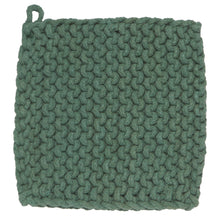 Load image into Gallery viewer, Danica Brands - Jade Green Knit Potholder

