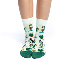 Load image into Gallery viewer, Good Luck Sock - Women's Avocado Yoga Socks
