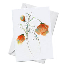 Load image into Gallery viewer, Oladesign - Greeting Card - Faithful Expression - Watercolour Flowers 
