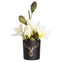 Load image into Gallery viewer, Stag Head Silhouette Vase - Small
