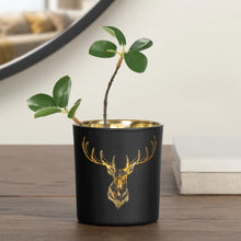 Load image into Gallery viewer, Stag Head Silhouette Vase - Small

