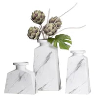 Load image into Gallery viewer, Aris Marble Ceramic Urn Vase - Medium
