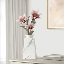 Load image into Gallery viewer, Aris Marble Ceramic Urn Vase - Medium
