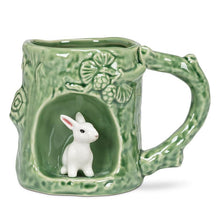 Load image into Gallery viewer, Tree Look Mug With Bunny
