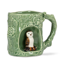 Load image into Gallery viewer, Tree Look Mug With Owl
