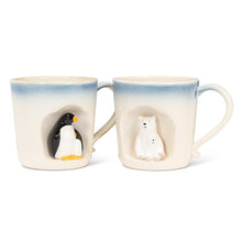 Load image into Gallery viewer, Ombre Taper Mug With Polar Bears
