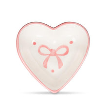 Load image into Gallery viewer, Small Heart Dish With Bows
