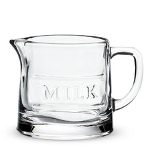 Load image into Gallery viewer, Classic Text Milk Jug
