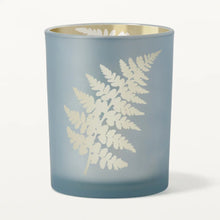 Load image into Gallery viewer, Stone Blue Fern Hurricane Vase
