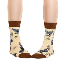 Load image into Gallery viewer, Good Luck Sock - Women's Scratchy Cats Socks
