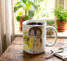Load image into Gallery viewer, Oladesign - 15oz Art Mug - Owl - Cute Bird 
