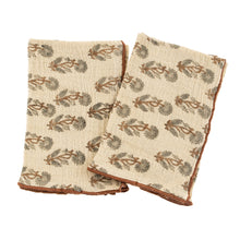 Load image into Gallery viewer, Oleander Block Print Tea Towels S/2
