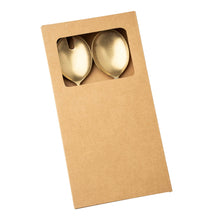 Load image into Gallery viewer, Tides Salad Servers S/2 Tumbled Gold
