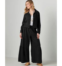 Load image into Gallery viewer, Jayla Linen Blend Jacket - Black
