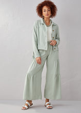 Load image into Gallery viewer, Jayla Linen Blend Jacket - Sage
