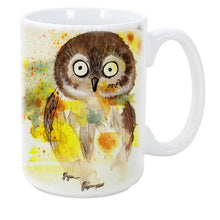 Load image into Gallery viewer, Oladesign - 15oz Art Mug - Owl - Cute Bird 
