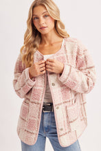 Load image into Gallery viewer, Bluivy - Blush Pink/Brown Jacket
