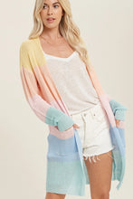 Load image into Gallery viewer, Spring Color Blocked Cardigan
