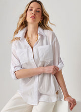 Load image into Gallery viewer, Crinkle Boyfriend Shirt
