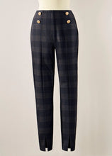 Load image into Gallery viewer, Margo Plaid Ponte Pants

