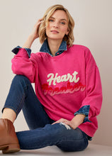 Load image into Gallery viewer, Chenille Graphic Sweatshirt - Heartbreaker
