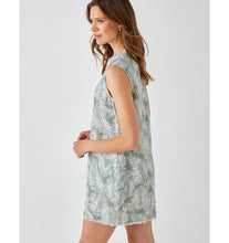 Load image into Gallery viewer, Ithaca Linen Print Shift Dress - Sage
