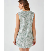 Load image into Gallery viewer, Ithaca Linen Print Shift Dress - Sage
