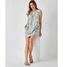 Load image into Gallery viewer, Ithaca Linen Print Shift Dress - Sage
