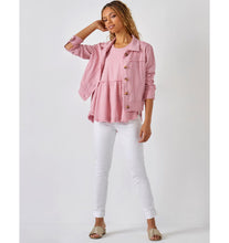 Load image into Gallery viewer, Jayla Linen Blend Jacket - Dusty Rose
