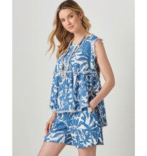 Load image into Gallery viewer, Mykonos Linen Short - Blue
