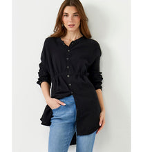 Load image into Gallery viewer, Emily Cotton Gauze Everyday Tunic - Black
