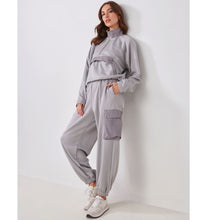 Load image into Gallery viewer, Relaxed Cargo Jogger - Grey Melange
