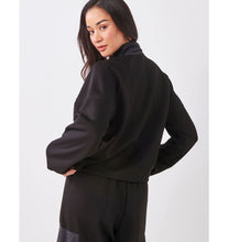 Load image into Gallery viewer, Relaxed Mock Neck Jacket - Black
