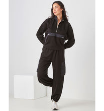 Load image into Gallery viewer, Relaxed Mock Neck Jacket - Black
