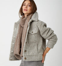 Load image into Gallery viewer, Sherpa Jacket - Grey Melange
