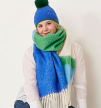 Load image into Gallery viewer, Blue Bright Colored Scarf
