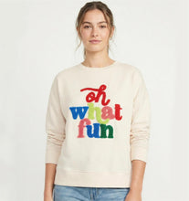 Load image into Gallery viewer, Graphic Sweater - Oh What Fun
