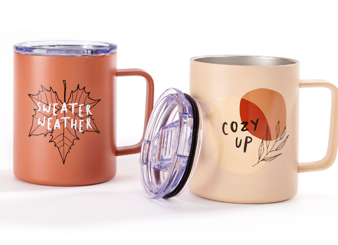 Sweater Weather Cozy Steel Mug