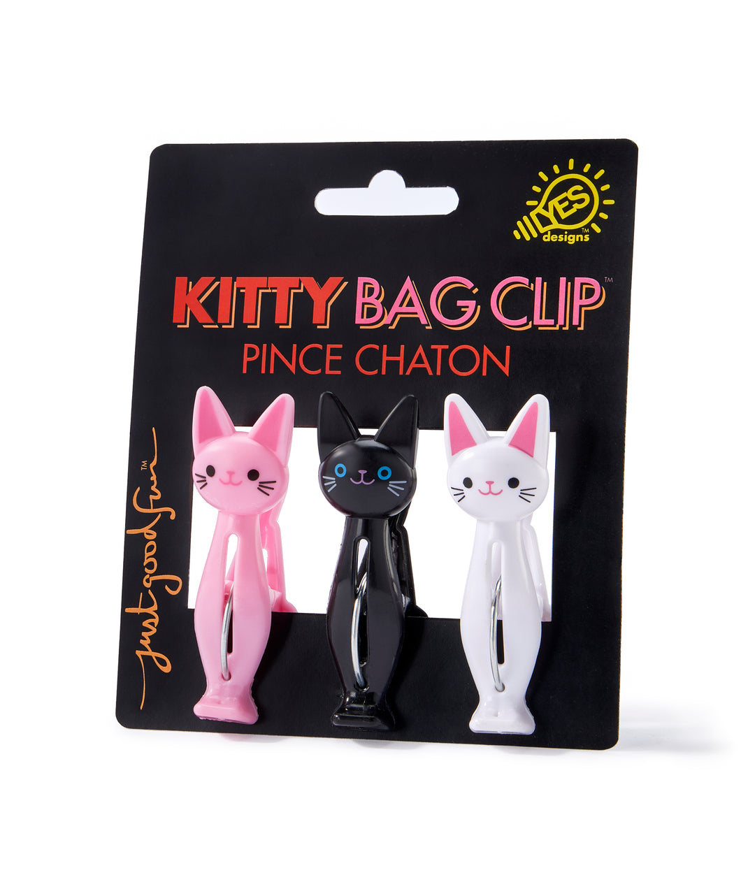 Cat Bag Clip Set of 3