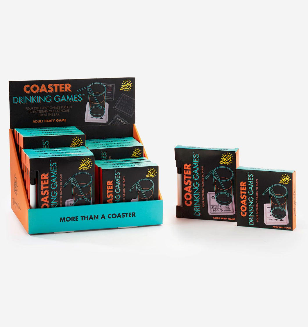 Coaster Drinking Games Set