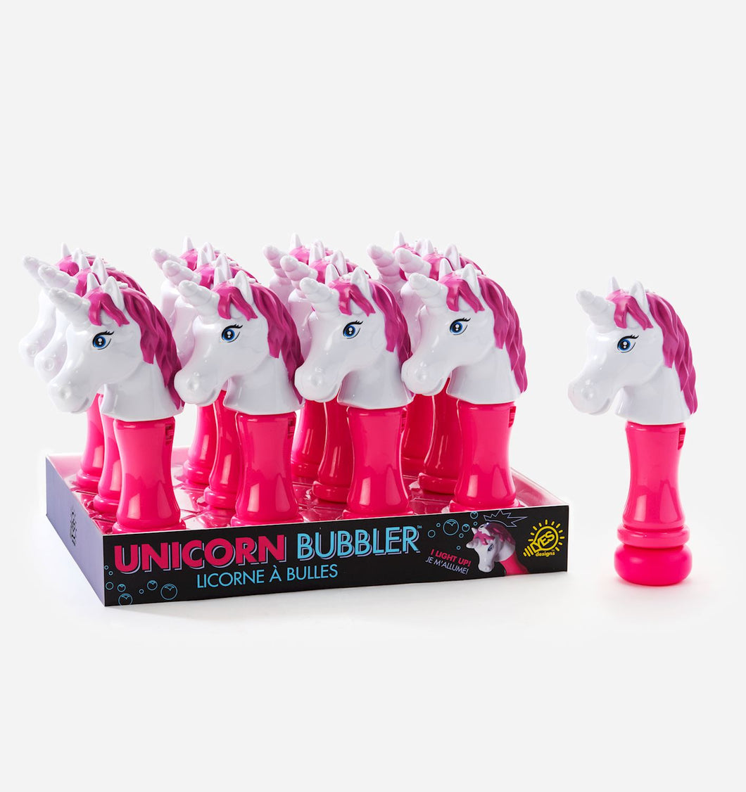 Light Up Unicorn Bubbler