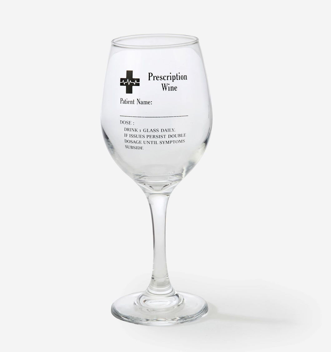 Prescription Wine Glass