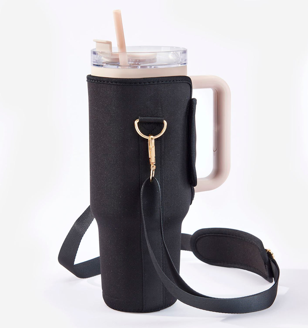 Travel Cup Sleeve W/Strap