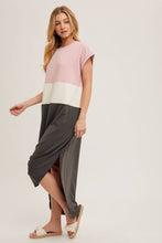 Load image into Gallery viewer, Bluivy - Color Block Maxi Dress
