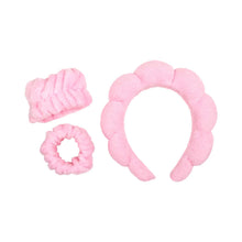 Load image into Gallery viewer, Spa Headband &amp; Wristband Set

