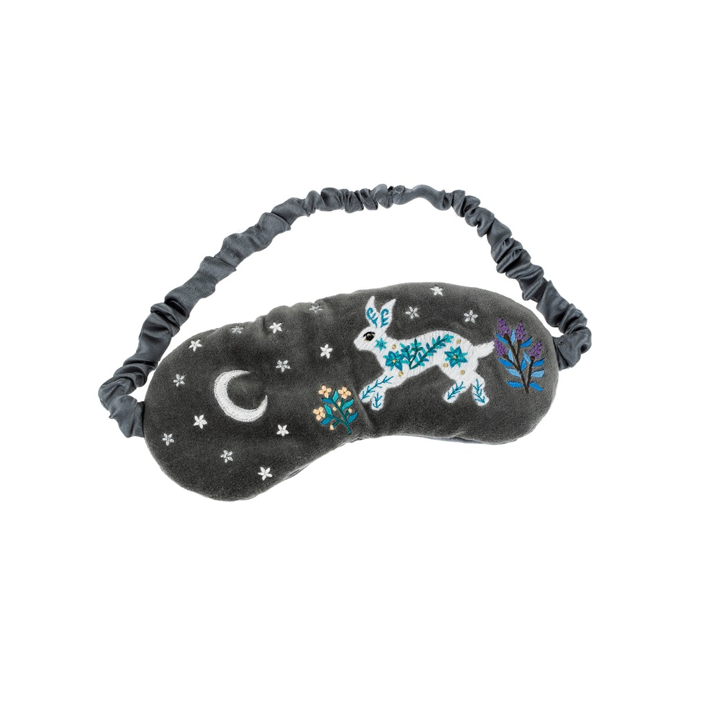 Velvet Eye Mask - Celestial Rabbit