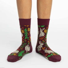 Load image into Gallery viewer, Good Luck Sock - Women's Woodland Bunny Rabbit Socks
