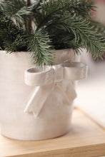 Load image into Gallery viewer, Stoneware Bow Pot - Large
