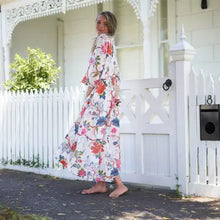 Load image into Gallery viewer, Cotton Maxi Dress - Coastal Charm
